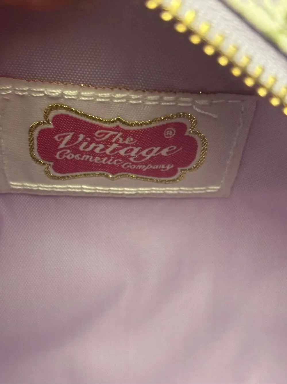 The vintage cosmetic co. Pouch, NWOT